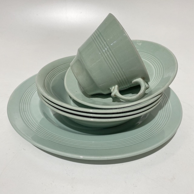 DINNERWARE, 1950s - Mint Green